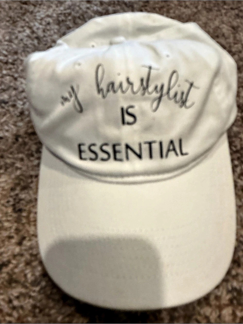 White Baseball Cap